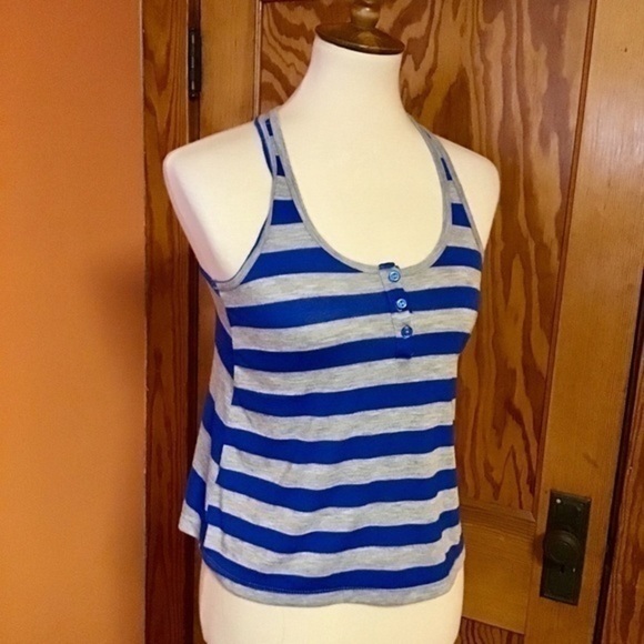 3 for 20 $ bundle Pacsun Striped racer back C & S XS tank top - Picture 4 of 8